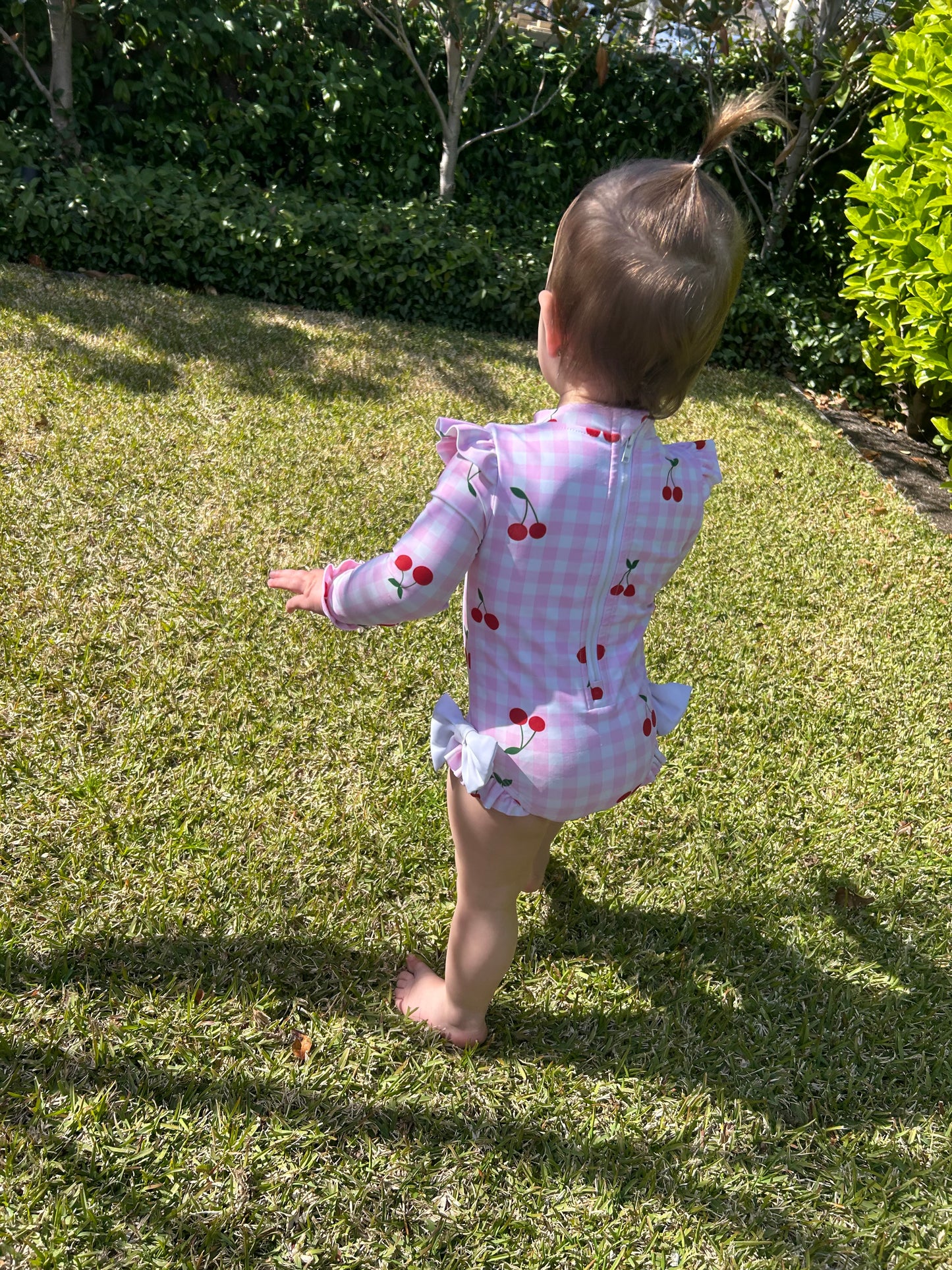 SNAP BUTTON SWIMWEAR - Cherries for Florence