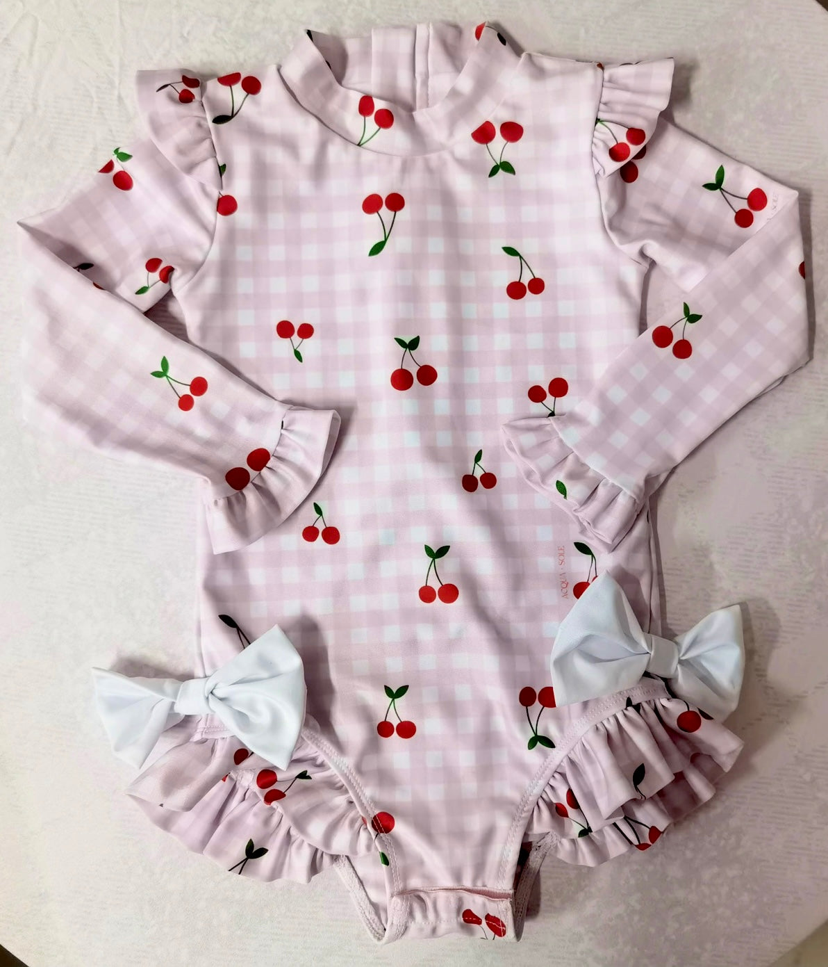SNAP BUTTON SWIMWEAR - Cherries for Florence
